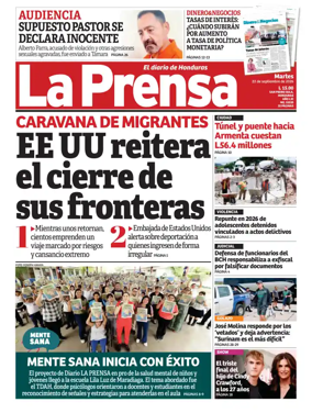 Cover of Diario La Prensa