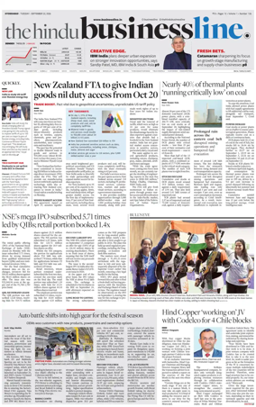 Cover of BusinessLine (Hyderabad)