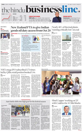 Cover of BusinessLine (Mumbai)