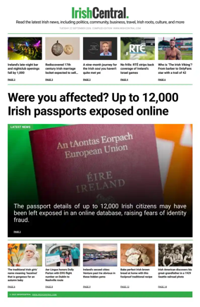 Cover of Irish Central
