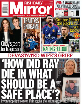 Cover of Irish Daily Mirror
