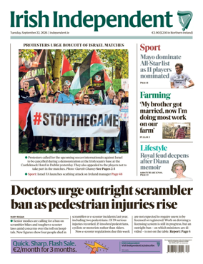 Cover of Irish Independent