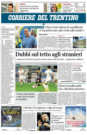 Cover of Corriere del Trentino