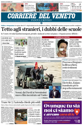 Cover of Corriere del Veneto (Padova e Rovigo)