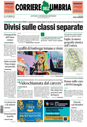 Cover of Corriere dell Umbria