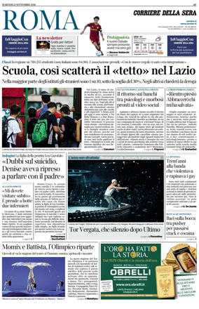 Cover of Corriere della Sera (Roma)