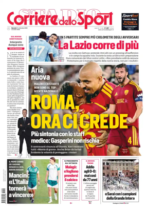 Cover of Corriere dello Sport (Lazio)