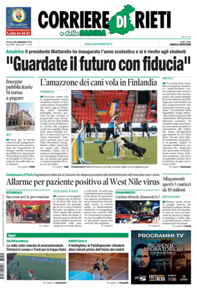 Cover of Corriere di Rieti