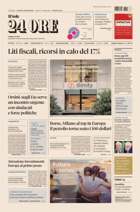 Cover of Il Sole 24 Ore