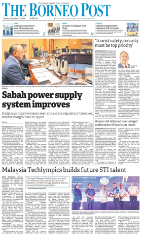 Cover of The Borneo Post (Sabah)