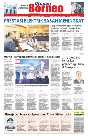 Cover of Utusan Borneo (Sabah)