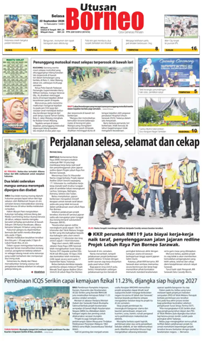 Cover of Utusan Borneo (Sarawak)