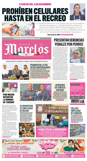 Cover of Diario de Morelos