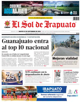 Cover of El Sol de Irapuato