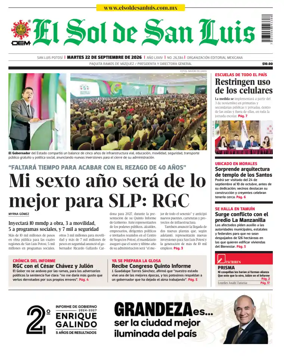 Cover of El Sol de San Luis Potosi
