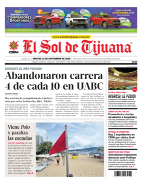 Cover of El Sol de Tijuana