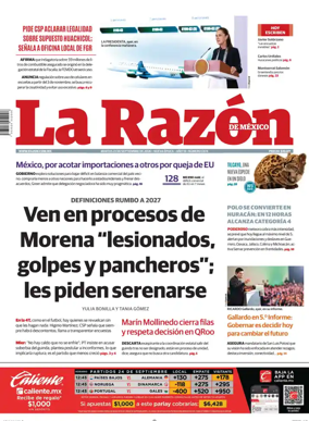 Cover of La Razon de Mexico