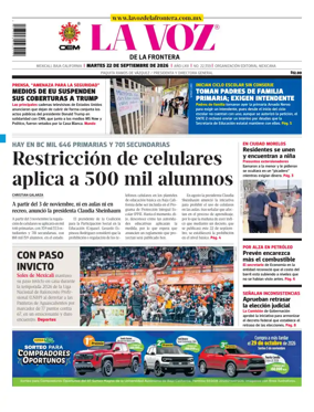 Cover of La Voz de la Frontera