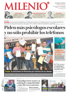 Cover of Milenio Tamaulipas