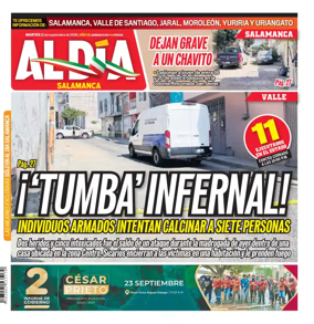 Cover of Periodico Al Dia (Salamanca)
