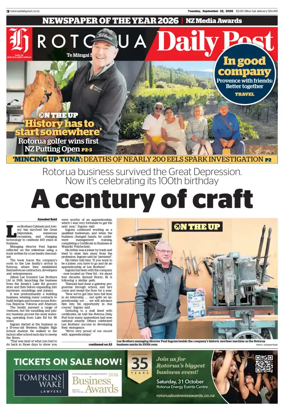 Cover of Rotorua Daily Post