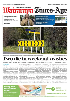 Cover of Wairarapa Times-Age (NZ)