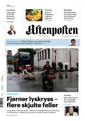 Cover of Aftenposten