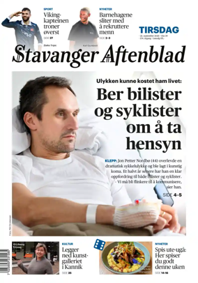 Cover of Stavanger Aftenblad