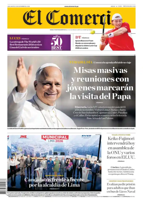 Cover of Diario El Comercio