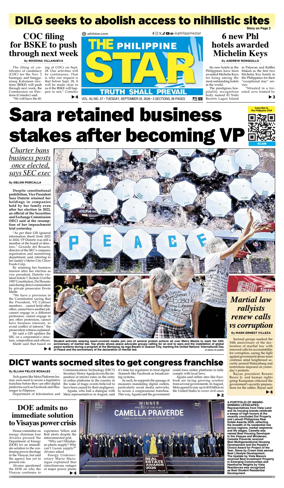 Cover of The Philippine Star
