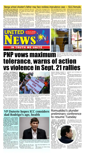 Cover of United News - English Edition