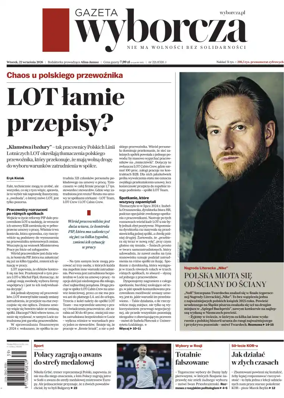 Cover of Gazeta Wyborcza