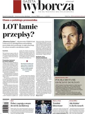 Cover of Gazeta Wyborcza Stoleczna