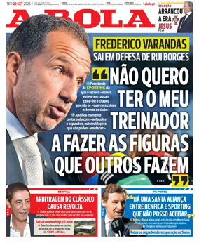 Cover of A BOLA (Portuguese)