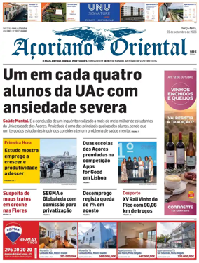 Cover of Acoriano Oriental