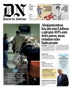 Cover of Diario de Noticias
