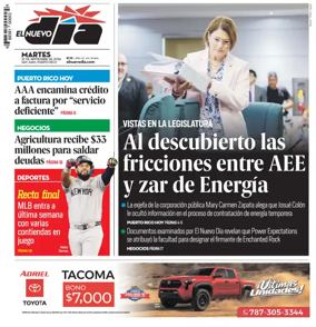 Cover of El Nuevo Dia