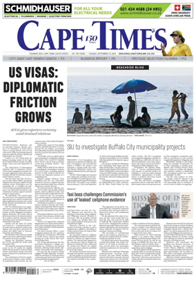 Cover of Cape Times