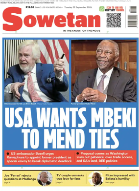 Cover of Sowetan
