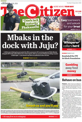 Cover of The Citizen (Gauteng)