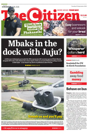 Cover of The Citizen (KZN)