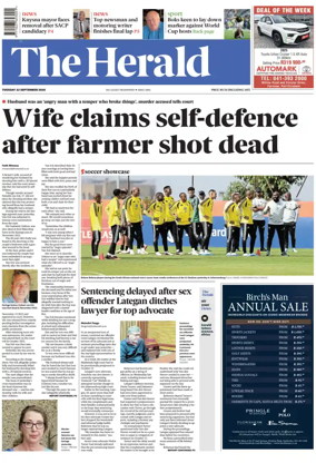 Cover of The Herald (South Africa)