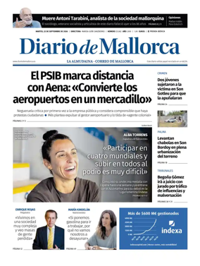 Cover of Diario de Mallorca