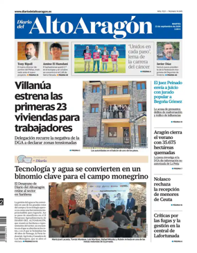 Cover of Diario del Alto Aragon