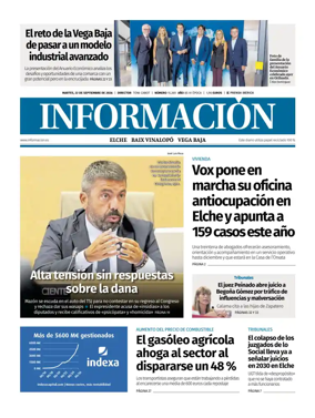 Cover of Diario Informacion (Elche y Vega Baja)