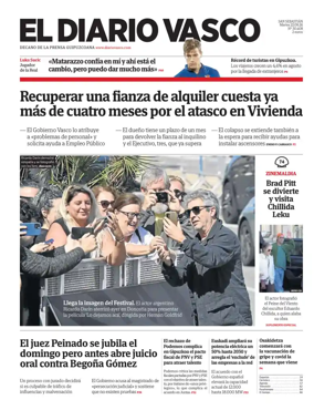 Cover of Diario Vasco (Tolosa-Goierri)