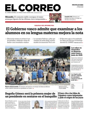 Cover of El Correo (Miranda de Ebro)