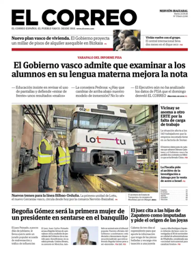 Cover of El Correo (Nervion-ibaizabal)