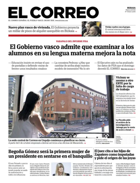 Cover of El Correo (Vizcaya)