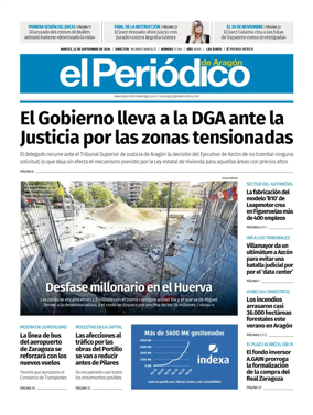 Cover of El Periodico Aragon